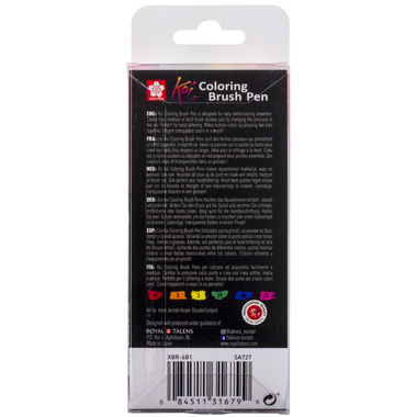 SAKURA Brush Pen Sakura XBR6B1 Set, 6 colori