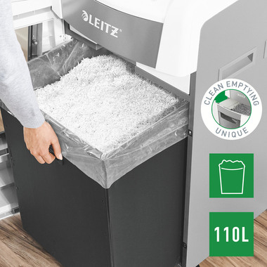 LEITZ Distruggi documenti IQ AF 8017-20-00 Office Pro 600, P-4, 110lt