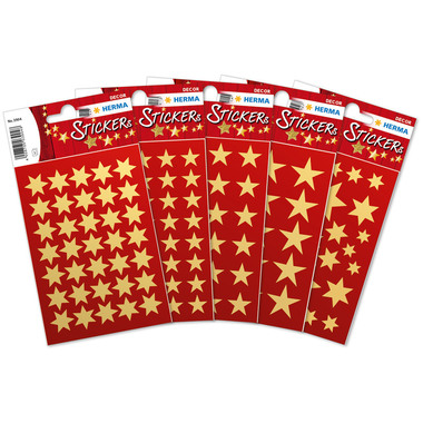HERMA Sticker Etoile 3927 or 81 pcs./3 flls.