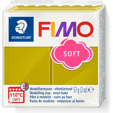 FIMO Plastilina Soft 57g 8020-T51 colori di tendenza, giallo