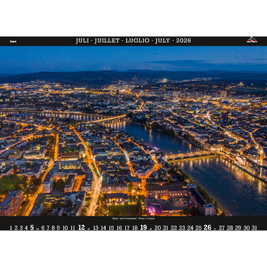 CALENDARIA Bildkalender 2026 9783036205649 Basel ML 40x31cm