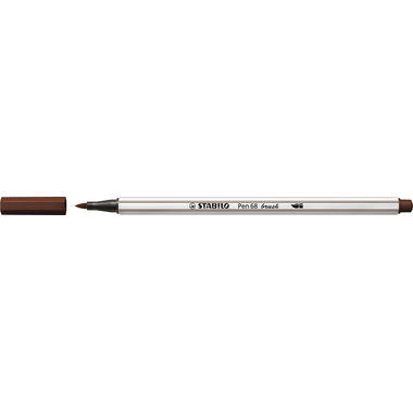 STABILO Fasermaler Pen 68 Brush 568/45 braun