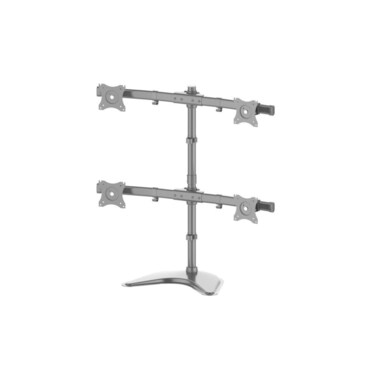 Multibrackets Monitor-Standfuss Basic Quad bis 8 kg – Schwarz