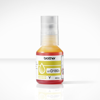 BROTHER Bouteille d'encre yellow BTD180Y DCP-T580DW 5000 pages