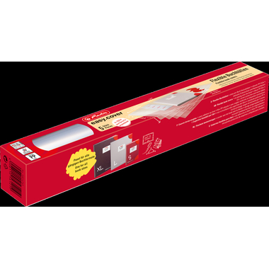 HERLITZ Buchhülle easy cover 50014743 5 Stück Flexibel