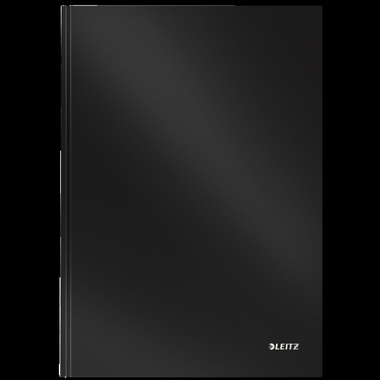 LEITZ Notizbuch Solid Hardcover A4 4665-00-95 schwarz, liniert 40 Blatt