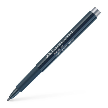 FABER-CASTELL Metallic Marker 1,5mm 160796 oro/argento 2 pezzi