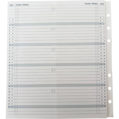 SUCCES Agenda Standard Jahrespl. 2027 843159000027U 6M/1S gefalzt 9.5x17.1cm
