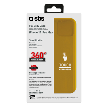 Cover 360° trasparente per iPhone 11 Pro Max