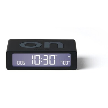 Lexon Digitalwecker Flip Mini Schwarz