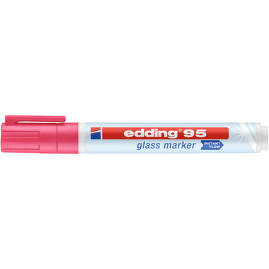 EDDING marqueur de verre 95 95-009 rose