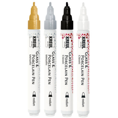 KREUL Porzellanmarker KR-16431 Glamour, 4 Set