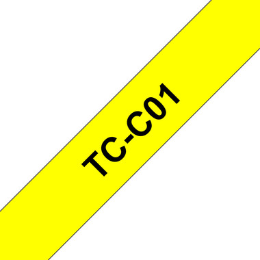 PTOUCH Nastro,lam. fluor. nero/giallo TC-C01 PT-3000 12 mm