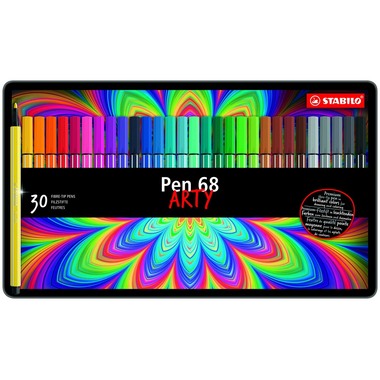 STABILO Fasermaler Pen 68 1mm 6830-6 30 Farben
