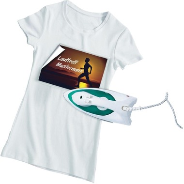 AVERY ZWECKFORM Textilfolie Iron-on A4 MD1001 Inkjet helle Textilien 5 Stk.