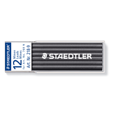 STAEDTLER Minen Lumocolor non-perm. 768N 218-9 schwarz 12 Stück