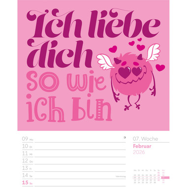 ACKERMANN Calendario 2026 2695 Klartext DE 25x33cm