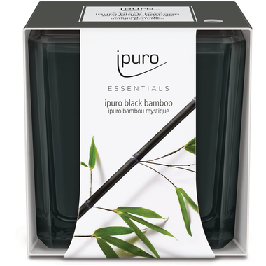 IPURO Bougie parfumée Essentials 051.1208 black bamboo 125g