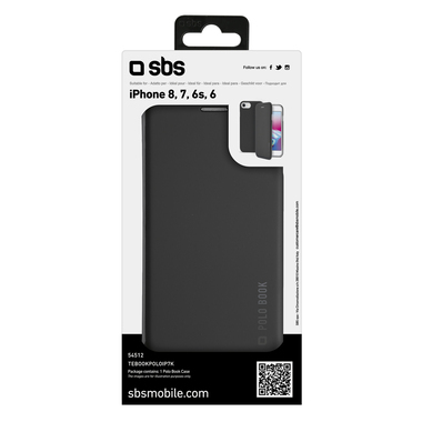 Housse à rabat effet silk touch pour iPhone 8/7/6s/6