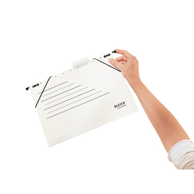 LEITZ Dossier suspendu Alpha A4 19253001 blanc 34.8x26cm 5 pcs.