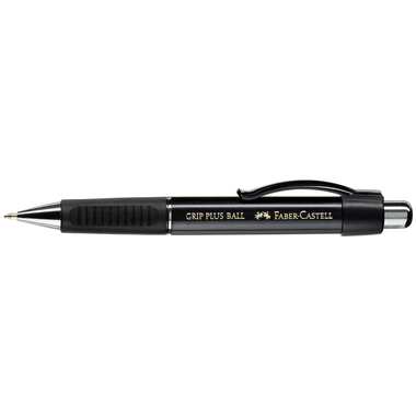 FABER-CASTELL Penna sfera Grip 1407 0.7mm 140733 metallic-nero
