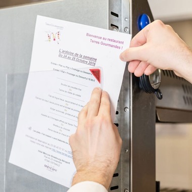 TARIFOLD Sichttasche Easy Click A4 194770 weiss 5 Stück