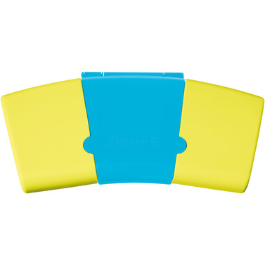 PELIKAN Boîte de couleur ProColor 701204 Türkis/Neongelb 12 couleurs