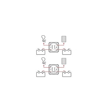 UNITECK Coupe-batterie 300A Unibatswitch Dual