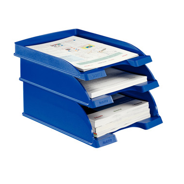 LEITZ Briefkorb Jumbo Plus A4 52330035 blau