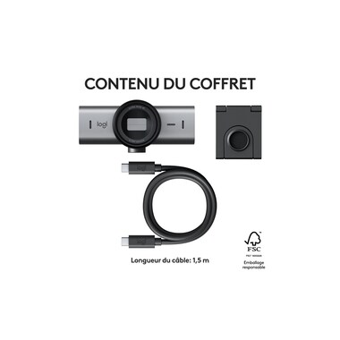 Logitech Webcam MX Brio 4K Graphite