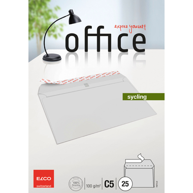 ELCO Couvert Office o/Fenster C5 74470.22 100g, recycling 25 Stück