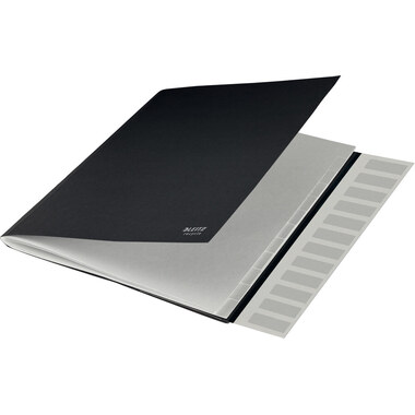 LEITZ Ordnungsmappe Recycle A4 3915-00-95 schwarz, Karton 12 Fächer