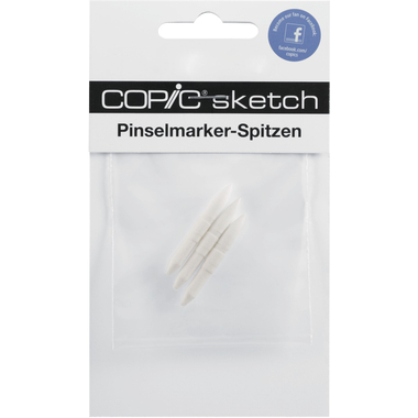 COPIC Ersatzspitze Sketch 21075SB Super Brush, 3 Stück