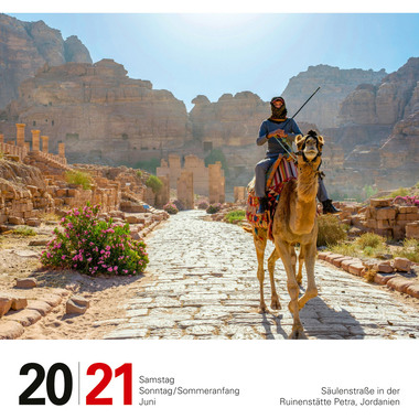 HARENBERG Calendrier détachable 2026 2105000+26 Reise DE 15.4x16.5cm