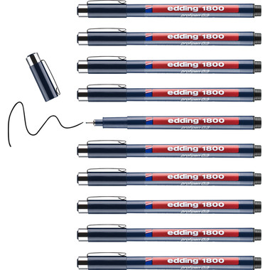 EDDING Profipen 1800 0.35mm 1800-1-03 schwarz