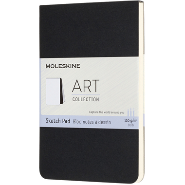 MOLESKINE Skizzenblock SC P/A6 626819 schwarz, 48 Seiten