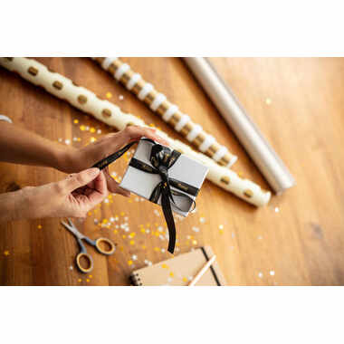 PTOUCH Nastro nero/oro TZE-R334 Sistemi Tze 12-36mm