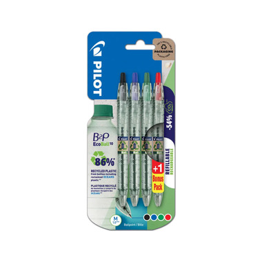 PILOT ballpoint pen Ecoball B2P coloured