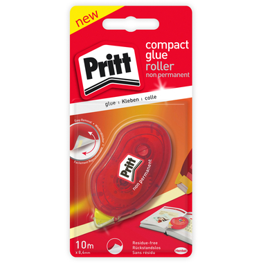 PRITT Roller de colle Compact 8.4mm ZCGNB non permanent 10m