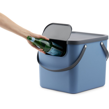 ROTHO Recyclingbox Albula 40l 1034406161 Horizon blue 358x340x400mm