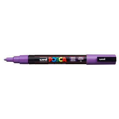 UNI-BALL Posca Marker 0,9-1,3mm PC-3M VIOLET violett, Rundspitze
