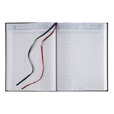 BREPOLS Agenda Bremax 1 Santex 2026 0.001.1345 1T/1S schwarz 21x29cm