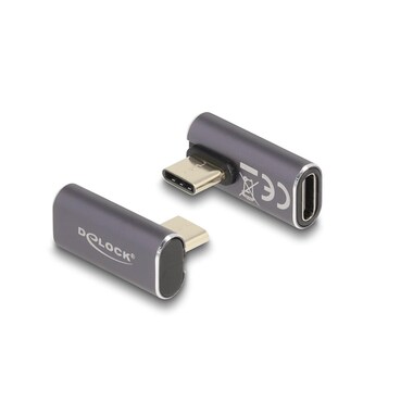 Delock USB adapter angled USB-C plug - USB-C socket