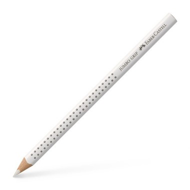 FABER-CASTELL Matite colorate Jumbo GRIP 110901 bianco