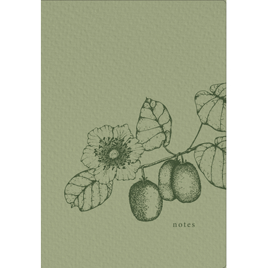 NATUR VERLAG Taccuino crushpaper A5 11007N kiwi mono, puntinato