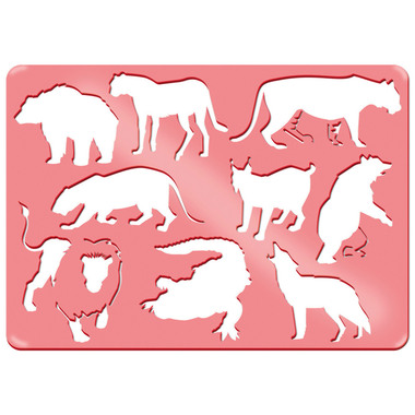 URSUS Schablonen Set 2 Cars 44100002 26.8x18.9x0.2cm 6 Stück