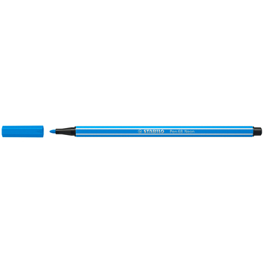 STABILO Fasermaler Pen 68 1mm 68/031 neonblau