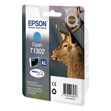 EPSON Tintenpatrone cyan T130240 Stylus SX525WD 10.1ml