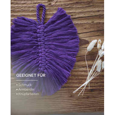 I AM CREATIVE Macrame Rope 6203.04 coffee 2mm, 500g