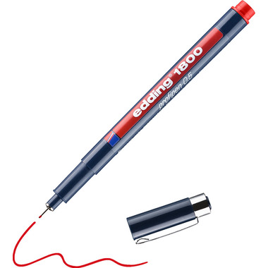 EDDING Profipen 1800 0.50mm 1800-2-05 rot